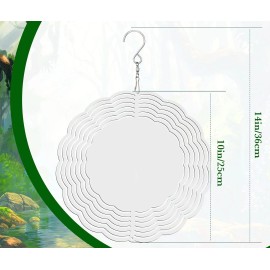 Unbranded US Patriotic Flag 10inch Wind Spinner Birthday Christmas Freedom American V1