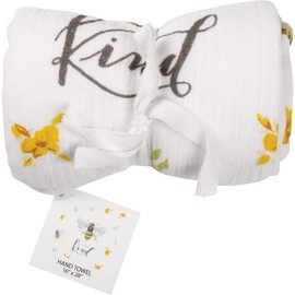 Primitives by Kathy PBK Bee Kind Terry Hand Towel 16" x 28"