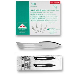 May Carbon Steel Surgical Scalpel Blades no.13 - pack of 100 blades