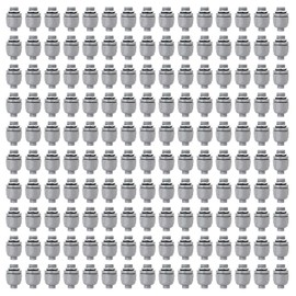 Wocloer 3/4 inch Liquid Tight Connector PVC Flexible Conduit Connector,Straight 180 Degree UL Listed Liquid Tight Connector, Non-Metallic Electrical Conduit Fittings (100 Pack)