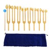 Chakra Tuning Fork Set, 8 Pieces, Aluminium Alloy Professional Sound