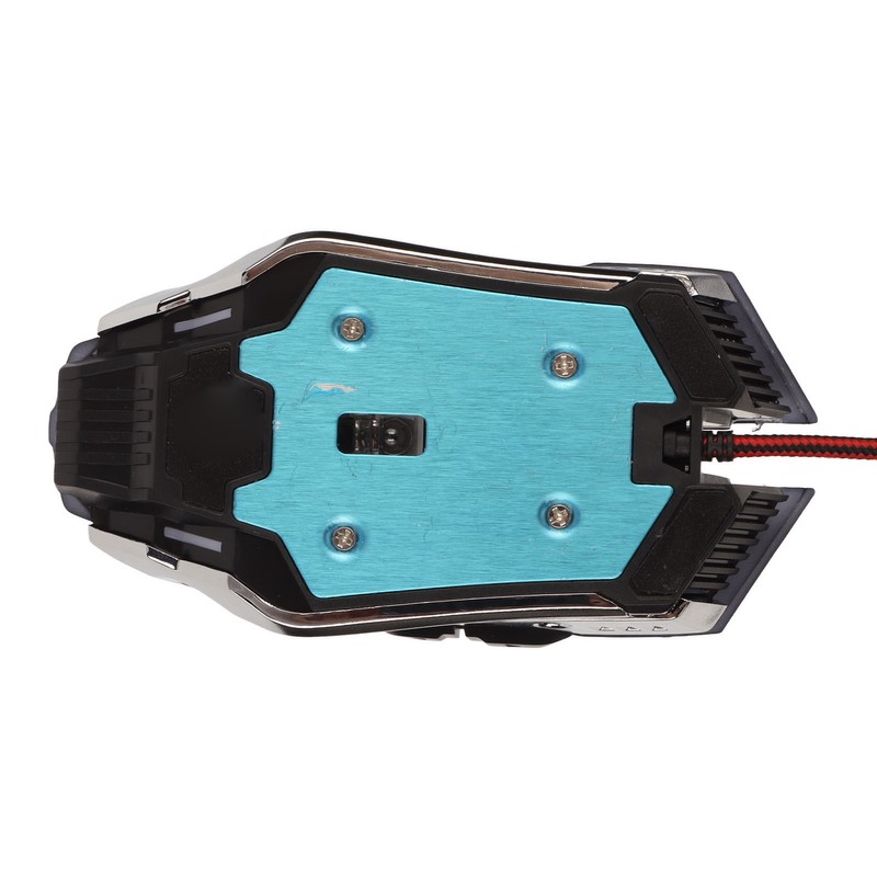 Gaming Mouse Ergonomic Design 4 DPI Adjustable Breathing RBG Backlit