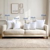 MIULEE 18x18 Pillows Inserts Pack of 4, Down Alternative Virgin