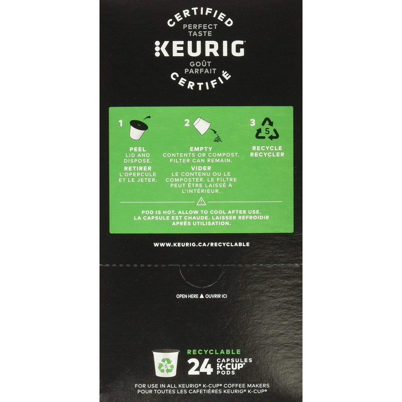 Timothy's World Coffee Cinnamon Pastry K-cup for Keurig Brewers, 24