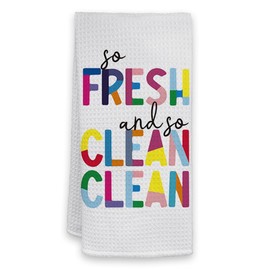 HIWX Kids Hand Towels,Wash You Hands Bathroom Hand Towels,Toddler Bathroom Decor,Boho Colorful Hand Towels for Bathroom Kitchen 16×24 Inches (White4)