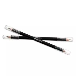 Sangse Jeongbo Byeolto Gi 펜슬 눈 화장품 아이브로우 듀얼 브로우 화장 눈썹 Pencil Eye Cosmetics Eyebrow Dual Brow Makeup [Brown + Light Brown]