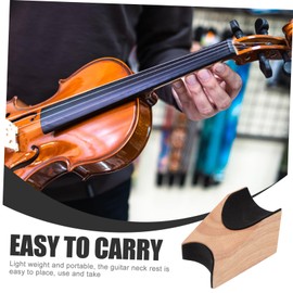 WHAMVOX Guitar Neck Rest Cradle Instrument Support Stand for Guitar Ukulele Violin Bass Slip Design Durable Construction for Home Music Classrooms