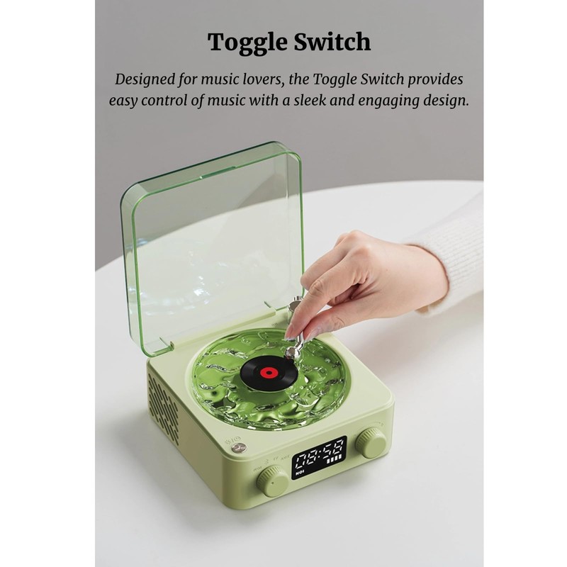 2024 Aqua Speaker, Record Player, Waves Record Player, Stylish Speaker