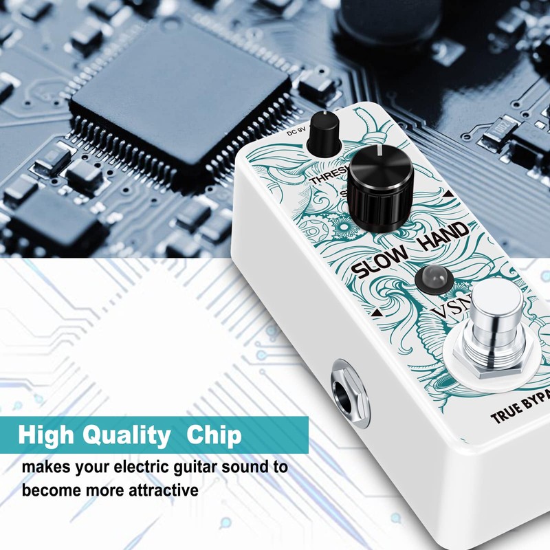 VSN Delay Slow Hand Effect Guitar Pedal for Digital Pedals