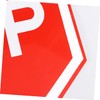 CHILDWEET 1pc Stop Traffic Sign Notice for Use Border for