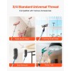 3.8-12 FT Telescopic Extension Pole Sturdy Aluminum Alloy Multi-Purpose Extendable