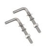 L-Shaped Threaded Bolt Kits, 304 Stainless Steel, Foundation Anchor Bolts,