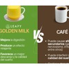 Golden Milk Leafy 150g Curcuma Organica Keto Vegano