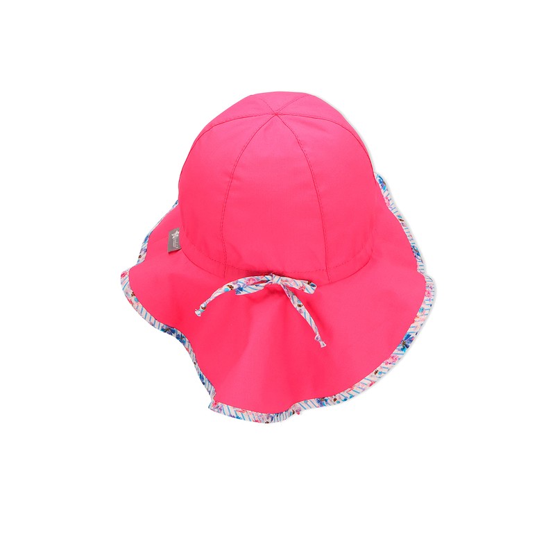 Sterntaler Girls' Sun Hat Blue Flower Hat, pink