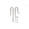LANDEN 304 Stainless Steel Lily Pipes with Clamps for Rimless