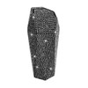 JNNJ Bling Rhinestone Leak-Proof Portable Rubbish Bin for Cars Portable