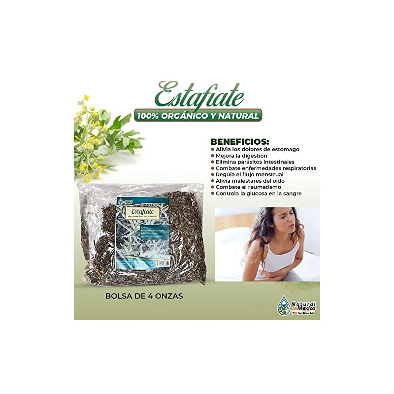 Estafiate Estefiate Herbal/Tea 4 oz-113g Improves Digestion, Herb Dried Leave