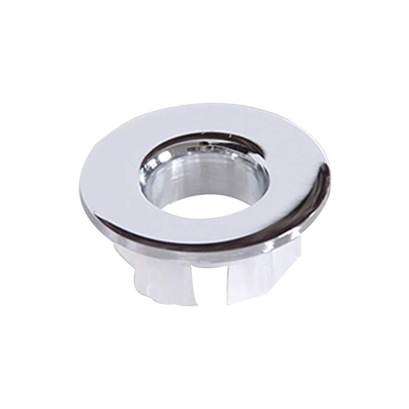 Greenspring Chrome Basin Sink Trim Overflow Cover Brass Insert In