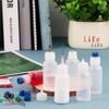 12PCS Glue Applicators Bottles,30ml Plastic Squeezable Dropper Bottles with Blunt