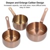 3pcs Sauce Cups Stainless Steel Sauce Dish with Handle for