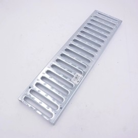 NDS 5" x 20" NDS 824 Slotted Galvanized Steel Grate