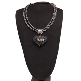 Collares para mujer Vetta accesories color negro Collares artesanales mexicanos para mujer Artesanias mexicanas hechas a mano