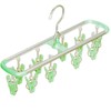 Laundry Drying Armoire Mini Green Hangers 10 Pinch Clean Durable