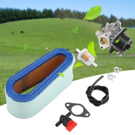 Carburetor Carb Kit for 13Hp Tractor MTD Yard Machine with Replaceable Air Filter & Carb, Carburetor Fits for OHV125 OHV130 OHV135 OV358EA Engine