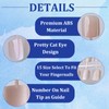 Lifextol 150pc Cat Eye Press on Nails Short Square Fake
