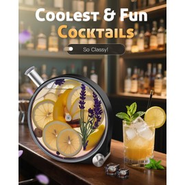 DIY 13 oz Cocktail Porthole Infuser, Drink Liquor Infuser, Create Your Own Infused Masterpiece, Liquor Infusing Decanter, Beautiful, Fun Gift, Bourbon Infuser, Infusion Bottles Five-Year Warranty