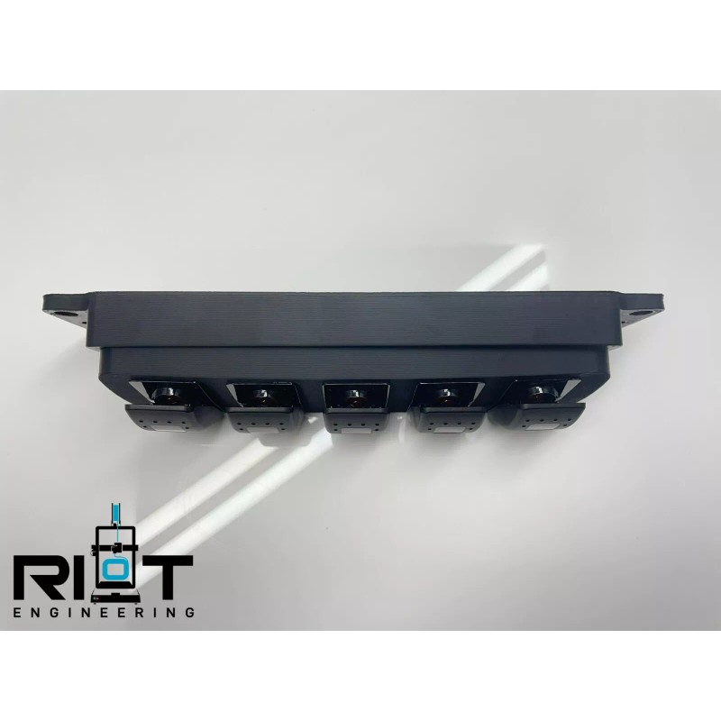 Riot Engineering 95-98 240sx Switch Panel - Red Toggle Switches