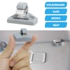 FunWorth 4pcs Sun Visor Bracket, Hook Clips Compatible with VW