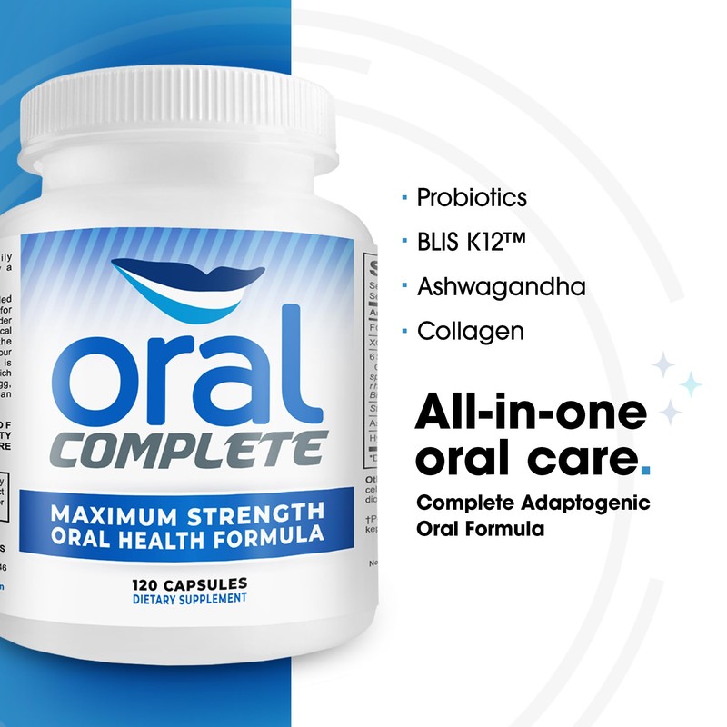 Oral Complete 11-in-1 Dental Probiotics, Bad Breath Treatment Halitosis Tonsil