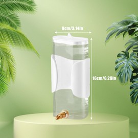 Automatic Bird Water Dispenser, 1 pc 280ML Parrot Water Feeder, No Mess Parrot Feeder Cage Accessories Bird Drinker Bowl Fountain for Parrot Budgie Lovebirds Cockatiel Parakeet