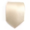 Slim TigerTie, Designer Satin Tie, Plain, in Various Colours. -