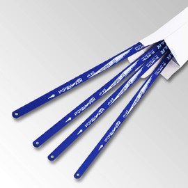 S&R HSS Bi-Metal Saw Blades Set / Made in Germany / for Hacksaw 4 Pieces: 4x HSS Bi-Metal Saw Blade 12 Inches/300 mm x 24 tpi