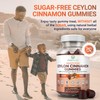 Sugar-Free Ceylon Cinnamon Gummies (2,000mg/Serving) Joint Pain Support Cinnamon Supplement
