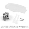 ZCJSZP Motorcycle Extension Windshield Universal Adjustable Clip Spoiler Shield Screen