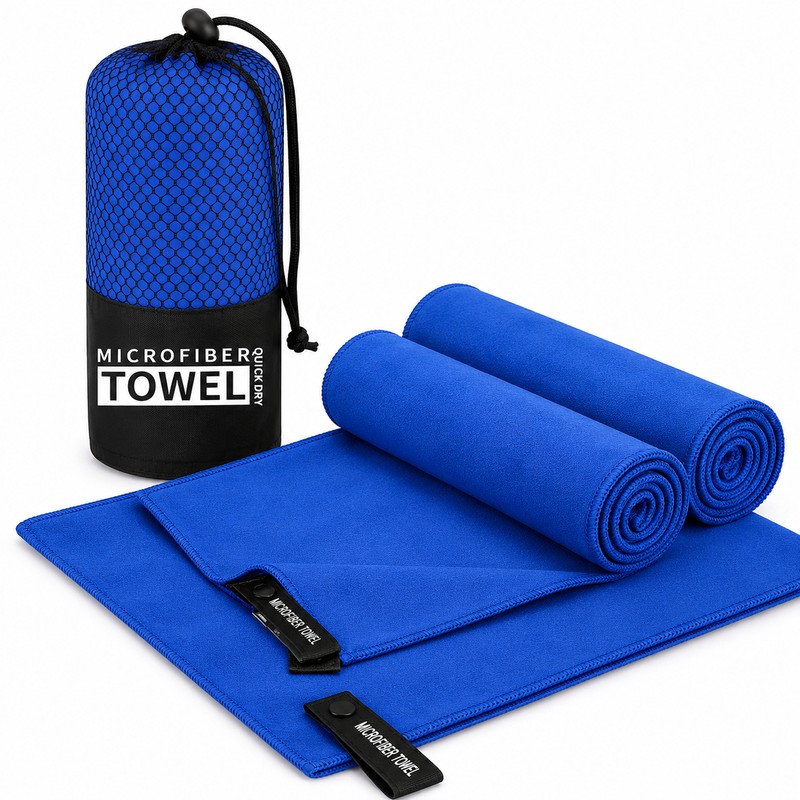 Quick-Dry Microfiber Sports Towel for Fitness – Lightweight Absorbent Towel