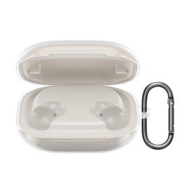 kwmobile Earphones Case Compatible with Beats Powerbeats Pro 2 - Crystal TPU Two-Part Earbuds Case - Transparent