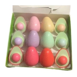 LIP BALM 12 Pzs Bálsamos Para Labios Forma De Aguacate Labial Mayoreo