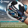 Trax Soccer Goalie Gloves for Kids Boys Children,Youth & Adult