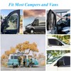 Eysbiy Universal Car Window Screens, Pair Magnetic Bug Screen for