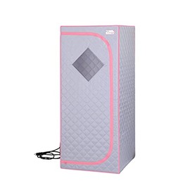 KUNSANA Full Size Portable Far Infrared Sauna Tent,Personal Home Sauna Spa with Heating Foot Pad and Portable Chair