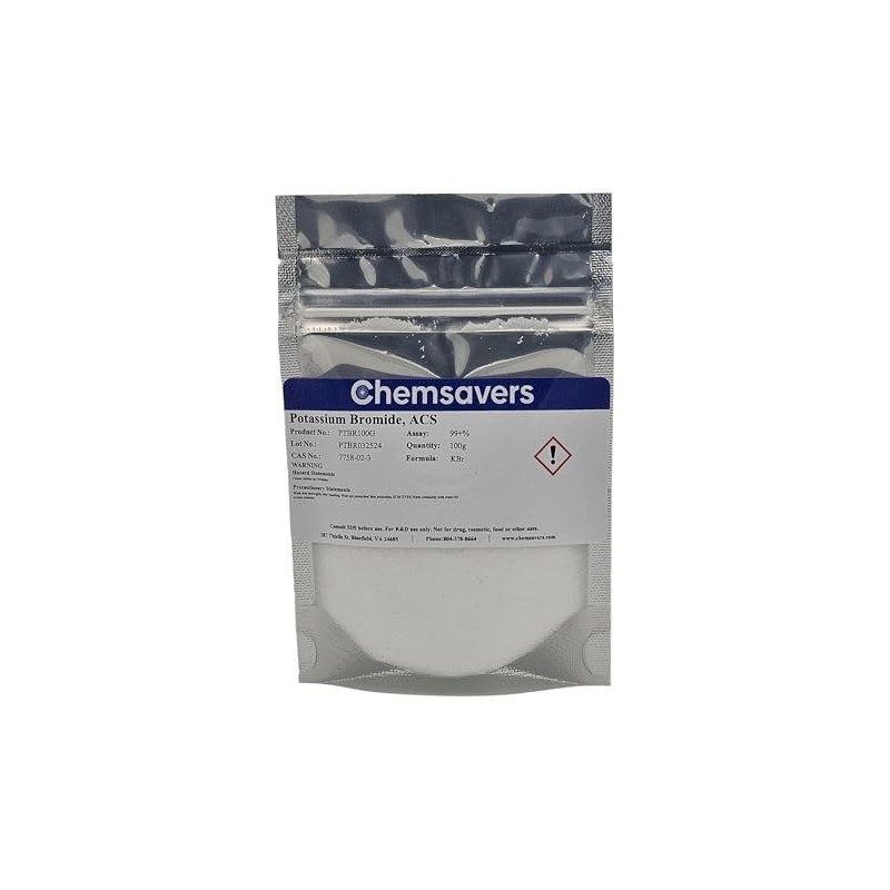 Potassium Bromide, ACS, 99+%, 100g
