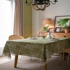 Green Table Cloths - 140 X 180CM Sage Green Rectangular