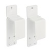 2PCS Door Barricade Brackets Open Bar Holder Carbon Steel Easy