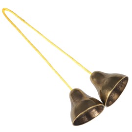 Gatuida Vintage Hand Cymbal Bell Thick Yoga Instrument for Rhythm Cultivation for Performance and Music Education
