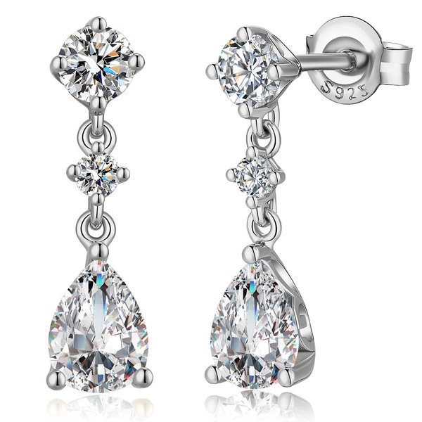 Dangle Drop Earrings Drop Stud Earrings for Women Sterling Silver