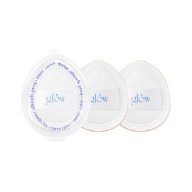 glow more mini cloud sponge 3EA : Velvety-soft, puff-shaped sponge that effortlessly simplifies makeup application, perfect makeup sponge for quick and even application, 0.13 lbs